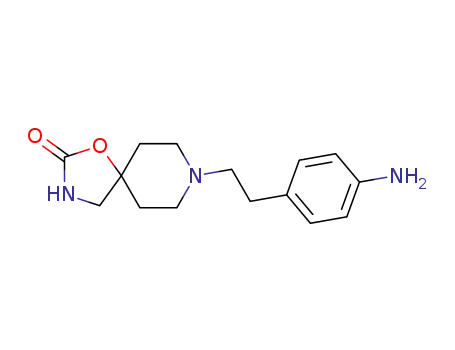 8-(p-アミノフェネチル)-1-オキサ-3,8-ジアザスピロ[4.5]デカン-2-オン