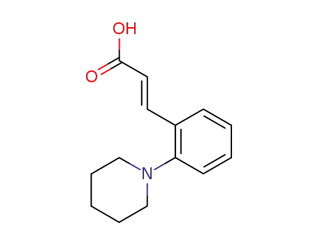 2-Piperidinocinnamic acid