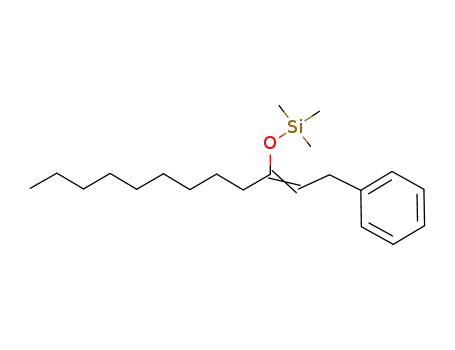 Molecular Structure of 119305-66-7 (Trimethyl-{1-[2-phenyl-eth-(Z)-ylidene]-decyloxy}-silane)