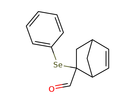 Bicyclo<2.2.1>hept-5-ene-2-phenylseleno-2-carboxaldehyde