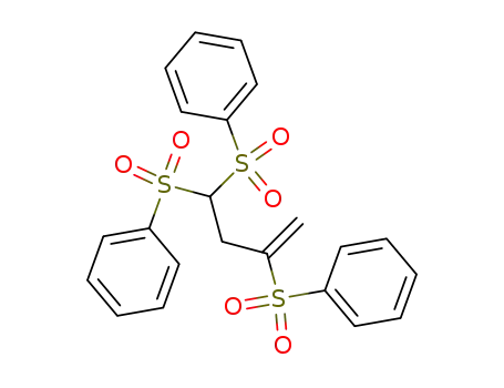 Benzene, 1,1',1''-[(1-methylene-1-propanyl-3-ylidene)tris(sulfonyl)]tris-