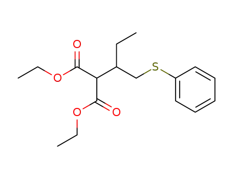 2-(1-Phenylsulfanylmethyl-propyl)-malonic acid diethyl ester