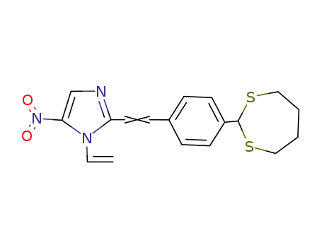 2-(4-[1,3]dithiepan-2-yl-styryl)-5-nitro-1-vinyl-1<i>H</i>-imidazole