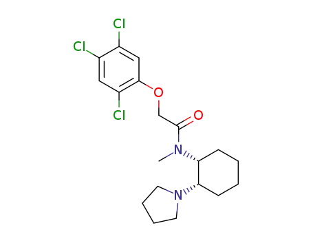 N-Methyl-N-((1R,2S)-2-pyrrolidin-1-yl-cyclohexyl)-2-(2,4,5-trichloro-phenoxy)-acetamide