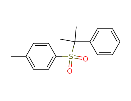 Molecular Structure of 71376-57-3 (p-tolyl 2-phenyl-2-propyl sulfone)