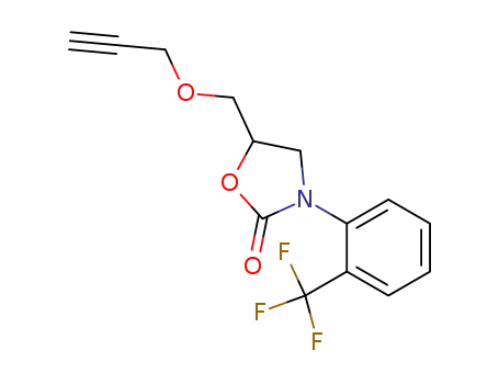 5-[(2-プロピニルオキシ)メチル]-3-[2-(トリフルオロメチル)フェニル]-2-オキサゾリジノン