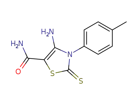 5-Thiazolecarboxamide,
4-amino-2,3-dihydro-3-(4-methylphenyl)-2-thioxo-