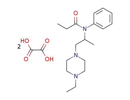 N-(1-메틸-2-(4-에틸피페라지노)에틸)프로피온아닐리드 디옥살레이트
