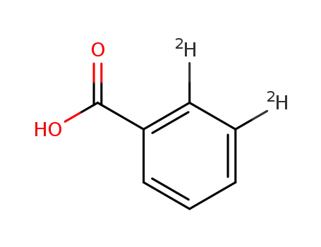 Molecular Structure of 4551-63-7 (2,3-dideuterio-benzoic acid)