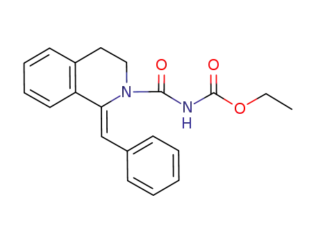 Carbamic acid,
[[3,4-dihydro-1-(phenylmethylene)-2(1H)-isoquinolinyl]carbonyl]-, ethyl
ester, (Z)-