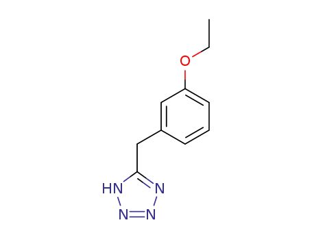 Molecular Structure of 132372-77-1 (1H-Tetrazole,5-[(3-ethoxyphenyl)methyl]-(9CI))