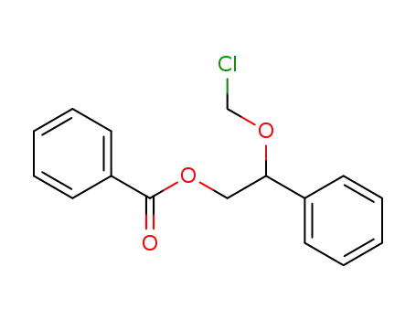 Benzoic acid 2-chloromethoxy-2-phenyl-ethyl ester