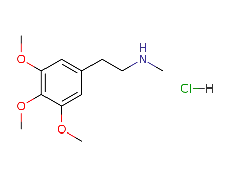 Molecular Structure of 6308-81-2 (N-methyl-2-(3,4,5-trimethoxyphenyl)ethanamine)