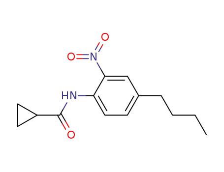 Cyclopropanecarboxylic acid (4-butyl-2-nitro-phenyl)-amide