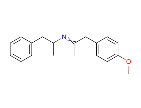 Molecular Structure of 124676-10-4 ([2-(4-Methoxy-phenyl)-1-methyl-eth-(E)-ylidene]-(1-methyl-2-phenyl-ethyl)-amine)