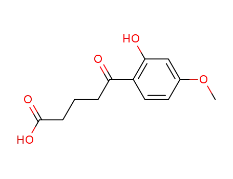 Molecular Structure of 4642-41-5 (4-(2'-Hydroxy-4'-methoxybenzoyl)butyric acid)