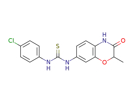 1-(4-Chloro-phenyl)-3-(2-methyl-3-oxo-3,4-dihydro-2H-benzo[1,4]oxazin-7-yl)-thiourea