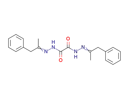 Molecular Structure of 99904-64-0 (Oxalsaeure-bis-<N'-(1-benzyl-ethyliden)-hydrazid>)