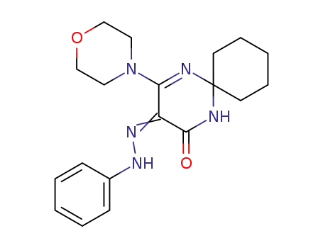 6-morpholino-5-phenylhydrazono-4-oxo-2,3,4,5-tetrahydropyrimidin-2-spiro-cyclohexan