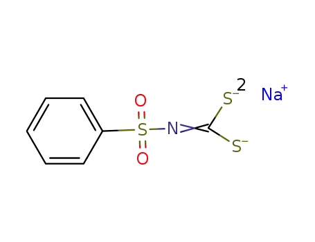 Carbamodithioic acid, (phenylsulfonyl)-, disodium salt