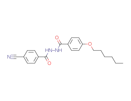 Benzoic acid, 4-cyano-, 2-[4-(hexyloxy)benzoyl]hydrazide