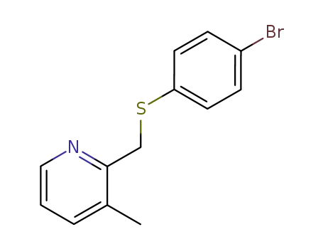 2-<<(p-bromophenyl)thio>methyl>-3-methylpyridine