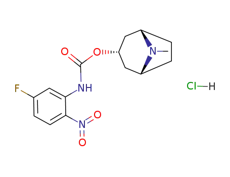 (5-Fluoro-2-nitro-phenyl)-carbamic acid (1R,3R,5S)-8-methyl-8-aza-bicyclo[3.2.1]oct-3-yl ester; hydrochloride