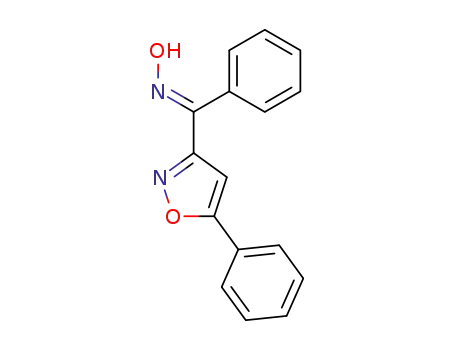 Molecular Structure of 86340-05-8 (3-benzoyl-5-phenylisoxazole oxime)