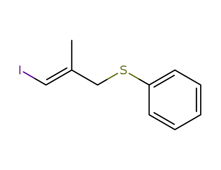 Benzene, [[(2E)-3-iodo-2-methyl-2-propenyl]thio]-