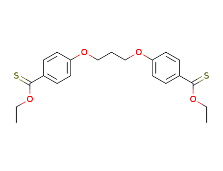 1,3-Bis-<4-ethoxythiocarbonyl-phenoxy>-propan