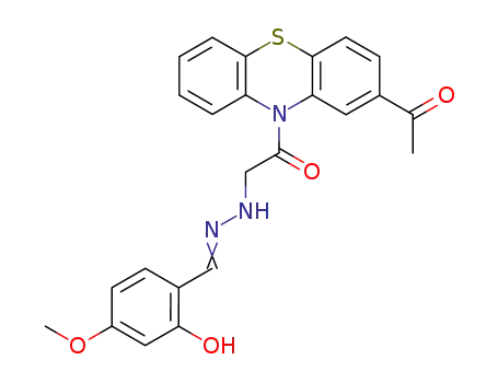 (6Z)-6-({2-[2-(2-acetyl-10H-phenothiazin-10-yl)-2-oxoethyl]hydrazino}methylidene)-3-methoxycyclohexa-2,4-dien-1-one