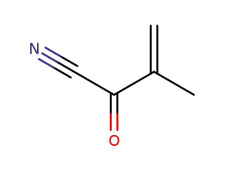 Molecular Structure of 77290-81-4 (3-Butenenitrile, 3-methyl-2-oxo-)