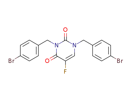 1,3-Bis-(4-bromo-benzyl)-5-fluoro-1H-pyrimidine-2,4-dione
