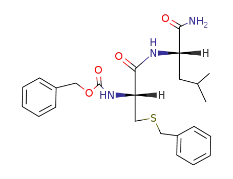 Molecular Structure of 70497-43-7 (S-benzyl-N-[(benzyloxy)carbonyl]cysteinylleucinamide)