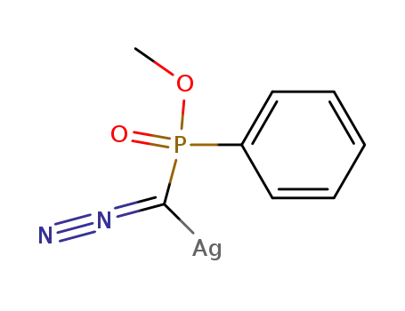 Phenyl(silberdiazomethyl)phosphinsaeure-methylester