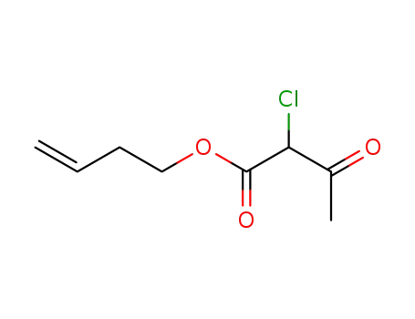 Molecular Structure of 61363-96-0 (Butanoic acid, 2-chloro-3-oxo-, 3-butenyl ester)