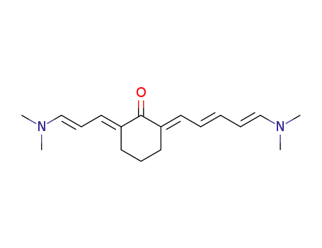2-[(2E,4E)-5-Dimethylamino-penta-2,4-dien-(E)-ylidene]-6-[(E)-3-dimethylamino-prop-2-en-(E)-ylidene]-cyclohexanone