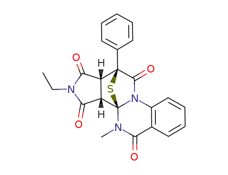 Molecular Structure of 95721-09-8 (C<sub>23</sub>H<sub>19</sub>N<sub>3</sub>O<sub>4</sub>S)