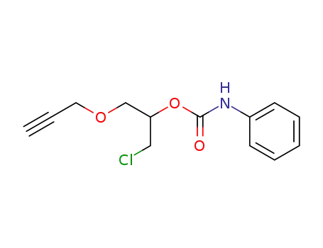 (1-chloro-3-prop-2-ynoxypropan-2-yl) N-phenylcarbamate