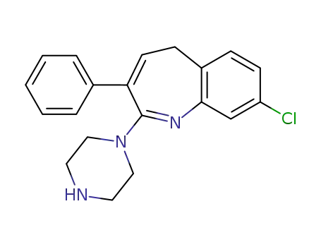 5H-1-Benzazepine, 8-chloro-3-phenyl-2-(1-piperazinyl)-