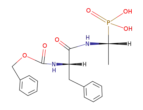 (1R)-1-[(N-benzyloxycarbonyl-L-phenylalanyl)amino]-ethylphosphonic acid