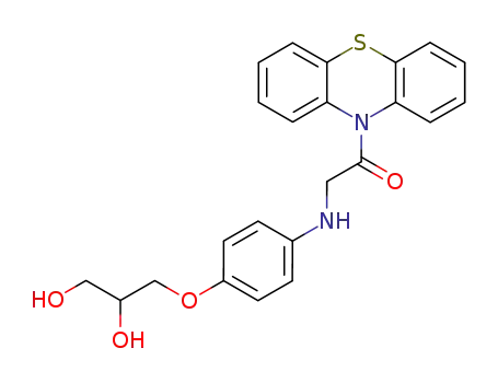 10-{<i>N</i>-[4-(2,3-dihydroxy-propoxy)-phenyl]-glycyl}-10<i>H</i>-phenothiazine