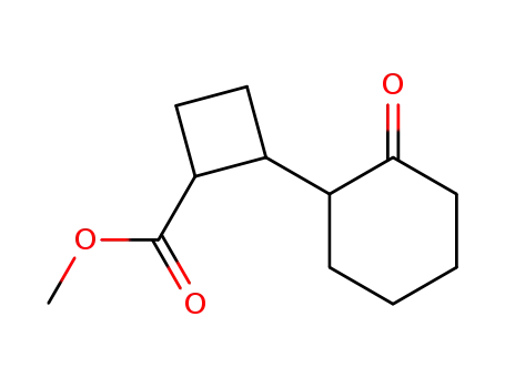 2-(2-Oxo-cyclohexyl)-cyclobutanecarboxylic acid methyl ester