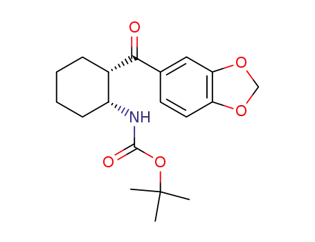 [(1R,2S)-2-(Benzo[1,3]dioxole-5-carbonyl)-cyclohexyl]-carbamic acid tert-butyl ester