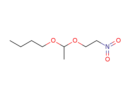 Molecular Structure of 89449-87-6 (Butane, 1-[1-(2-nitroethoxy)ethoxy]-)