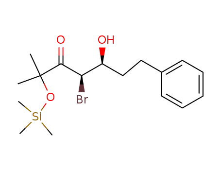 (4R,5S)-4-Bromo-5-hydroxy-2-methyl-7-phenyl-2-trimethylsilanyloxy-heptan-3-one