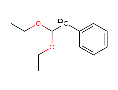 Phenyl-<2-<sup>13</sup>C>acetaldehyd-diethylacetal