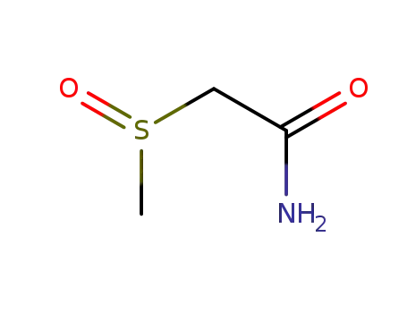 Molecular Structure of 81442-38-8 (α-(Methylsulfinyl)-acetamide)