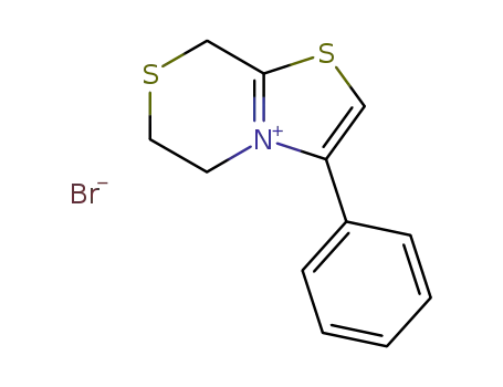 3-phenyl-5,8-dihydro-6<i>H</i>-thiazolo[2,3-<i>c</i>][1,4]thiazinium; bromide