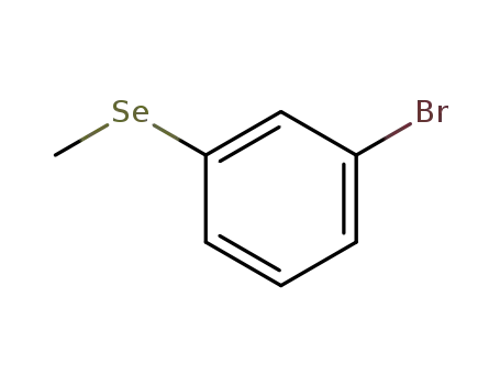Molecular Structure of 54864-37-8 (Benzene, 1-bromo-3-(methylseleno)-)